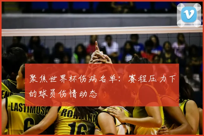 聚焦世界杯伤病名单：赛程压力下的球员伤情动态